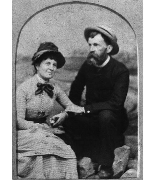 Charles Phelps Taft and Anna Sinton Taft, about 1880; after an original photograph in the collection of the William Howard Taft National Historic Site (United States National Park Service)